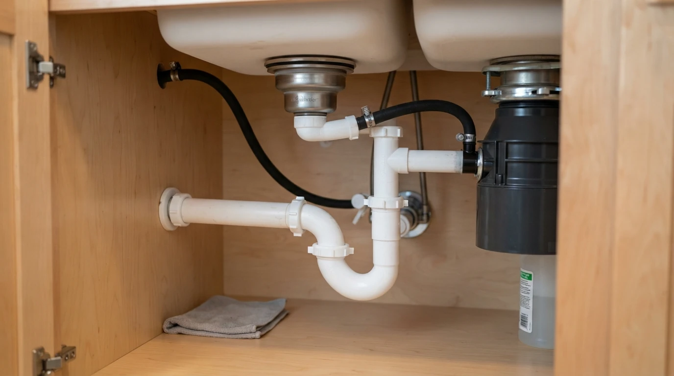 Sink drain converted from a disposal to a basket strainer