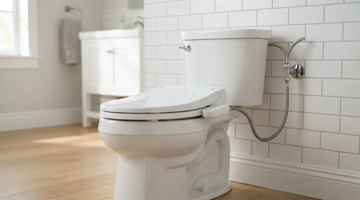 Electric bidet seat with its water supply tee