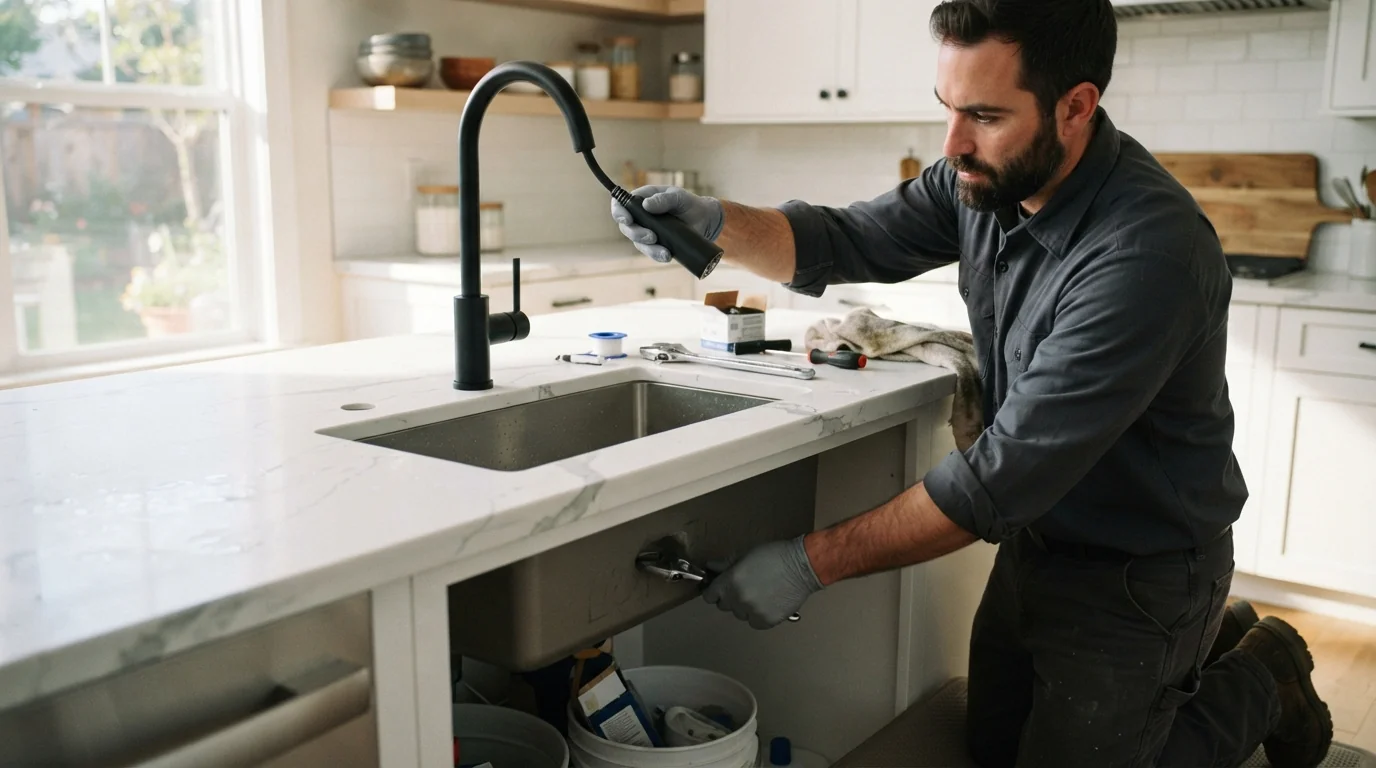 Kitchen & Bath plumbing work in San Jose
