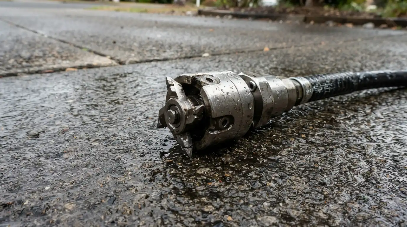 Root-cutting hydro jetting nozzle